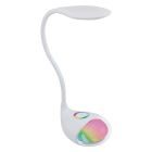 White modern desk lamp plastic, Chana, 2W, RGBW LED, with touch dimmer
