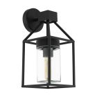 Black modern outdoor light metal, Riff, IP44