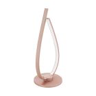 Golden design table lamp aluminium, Josef, 14W, 3000K LED, with switch