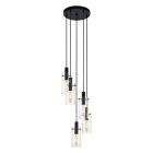 Black modern pendant light glass, Jovanni