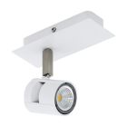 Nickel ceiling spotlight aluminium, Yordi