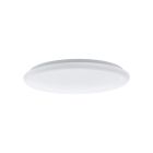 White flush ceiling light steel, Patryk, 40W, adjustable light colour LED