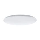 White flush ceiling light steel, Patryk, 60W, adjustable light colour LED