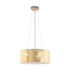 Beige modern pendant light fabric, Megan