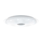 Transparent flush ceiling light plastic, Dunya, 40W, adjustable light colour LED