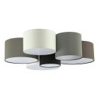 Grey modern ceiling light metal, Regina