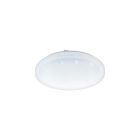 White flush ceiling light steel, Eloise, 17W, 3000K LED