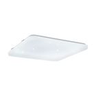 White flush ceiling light steel, Eloise, 33W, 3000K LED
