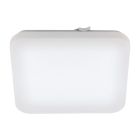White ceiling light plastic, Eloise, 17W, 3000K LED, IP44