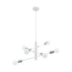 White pendant light steel, Pauline