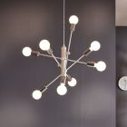 White pendant light steel, Pauline