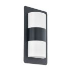 Anthracite modern outdoor light steel, Maika, IP44