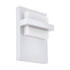 White modern outdoor light aluminium, Nicol, 10W, 3000K LED, IP44