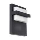 Anthracite modern outdoor light aluminium, Nicol, 10W, 3000K LED, IP44
