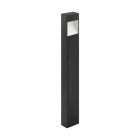 Anthracite modern outdoor light aluminium, Elvi, 10W, 3000K LED, IP44