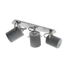 Nickel rustic ceiling spotlight steel, Yvana