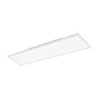 White modern flush ceiling light aluminium, Cathy, 30W, adjustable light colour LED