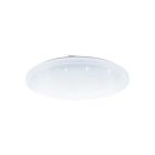 White flush ceiling light steel, Eloise, 24W, adjustable light colour LED