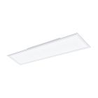 White modern flush ceiling light aluminium, Cathy, 33W, 4000K LED