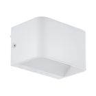 White wall light aluminium, Tjalle, 6W, 3000K LED