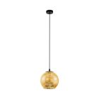 Golden design pendant light glass, Gaston