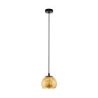 Golden design pendant light glass, Gaston