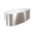 Nickel modern wall light aluminium, Elmar, 10W, 3000K LED