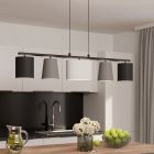 Grey modern pendant light steel, Anina