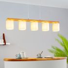 Wooden pendant light, Magali