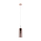Copper design pendant light glass, Tino