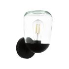Black modern outdoor light aluminium, Kerwin, IP44