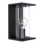 Black modern outdoor light steel, Laszlo, IP54