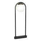 Black modern outdoor light steel, Lynne, IP44