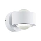 White modern outdoor light aluminium, Lyn, 2W, 3000K LED, IP44