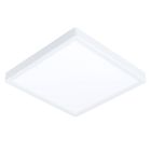 White smart ceiling light plastic, Geraldo, 19,5W, warm to cold white adjustable LED, IP44