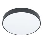 Black surface mounted downlight steel, Zippora, 18W, adjustable light colour LED