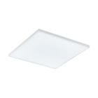 White flush ceiling light steel, Yannick, 20W, 4000K LED