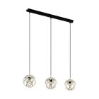 Grey modern pendant light steel, Eveliene