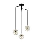Grey modern pendant light steel, Eveliene