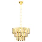 Yellow design pendant light crystal, Nikay