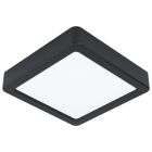 Black ceiling light steel, Pascale, 10W, 4000K LED