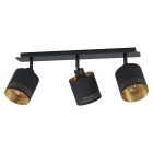 Black modern ceiling spotlight steel, Niko