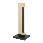 Wood table lamp brown, Ludovica, 6W, 3000K LED, with switch