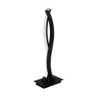 Black modern table lamp aluminium, Arantxa, 10W, 3000K LED, with switch