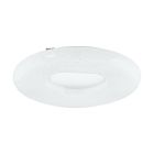 White flush ceiling light steel, Ziya, 24W, adjustable light colour LED