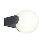 Black modern outdoor light aluminium, Lydia, IP65