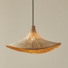 Rattan pendant light brown, Jettie