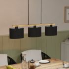 Wood pendant light brown, Magali