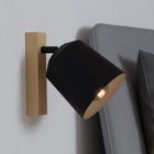 Wood ceiling spotlight brown, Teddy