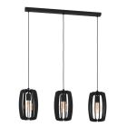 Wood pendant light black, Wilko